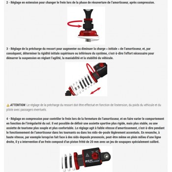 Amortisseur arrière Malossi TMAX 560 TMAX 530 2