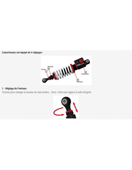 Amortisseur arrière Malossi TMAX 560 TMAX 530