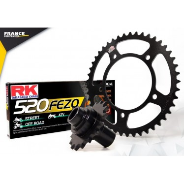 Kit chaine TMAX 530 12-16 (O'RING avec Attache Rapide)