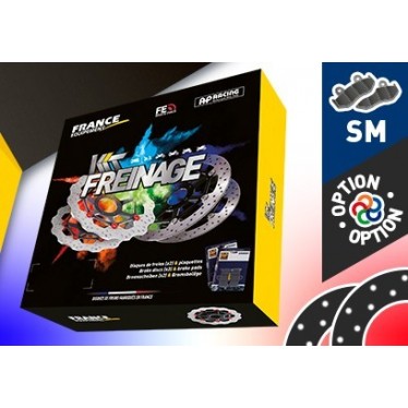 Kit frein disques et plaquettes TMAX 560 TMAX 530 AP RACING