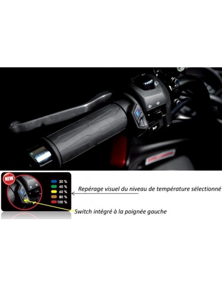 Poignées chauffantes Tecno Globe TMAX