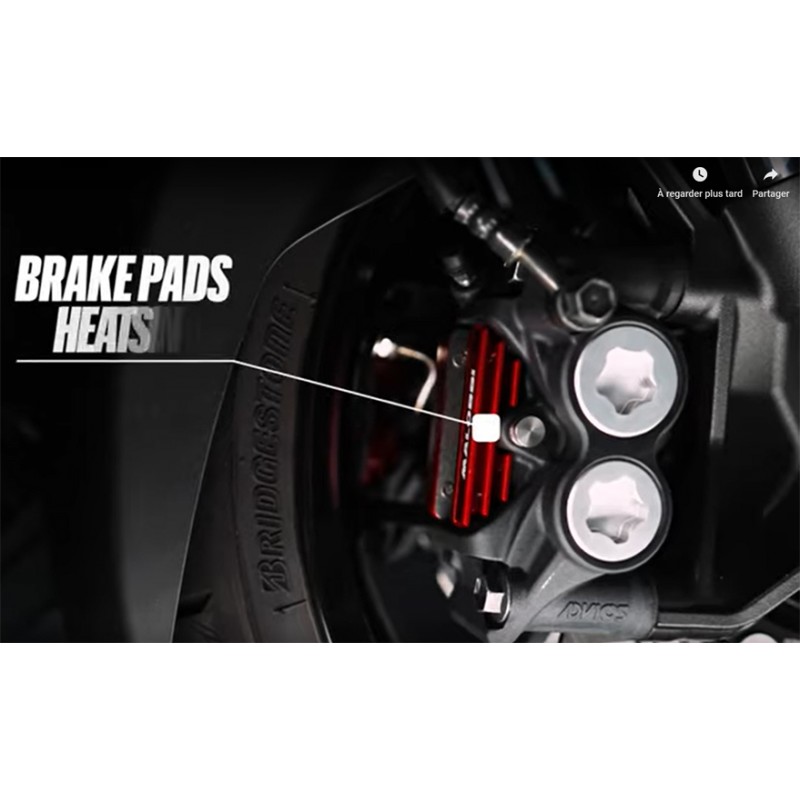 Dissipateurs de chaleur Malossi pour étriers de...